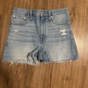 Madewell Light Blue Jean Shorts